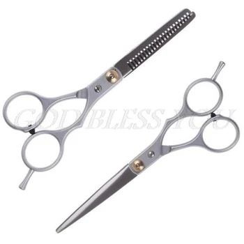 

2PCS Professional Hair Cutting Thinning Scissors Shears Barber Set Hairdressing