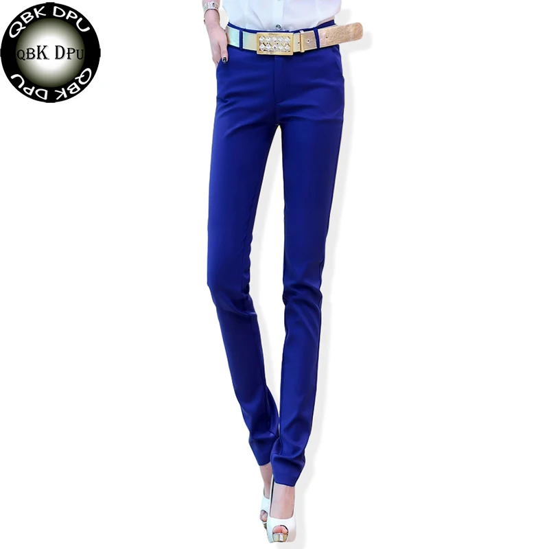 Fashion street wear slim waist women pants Casual stretch