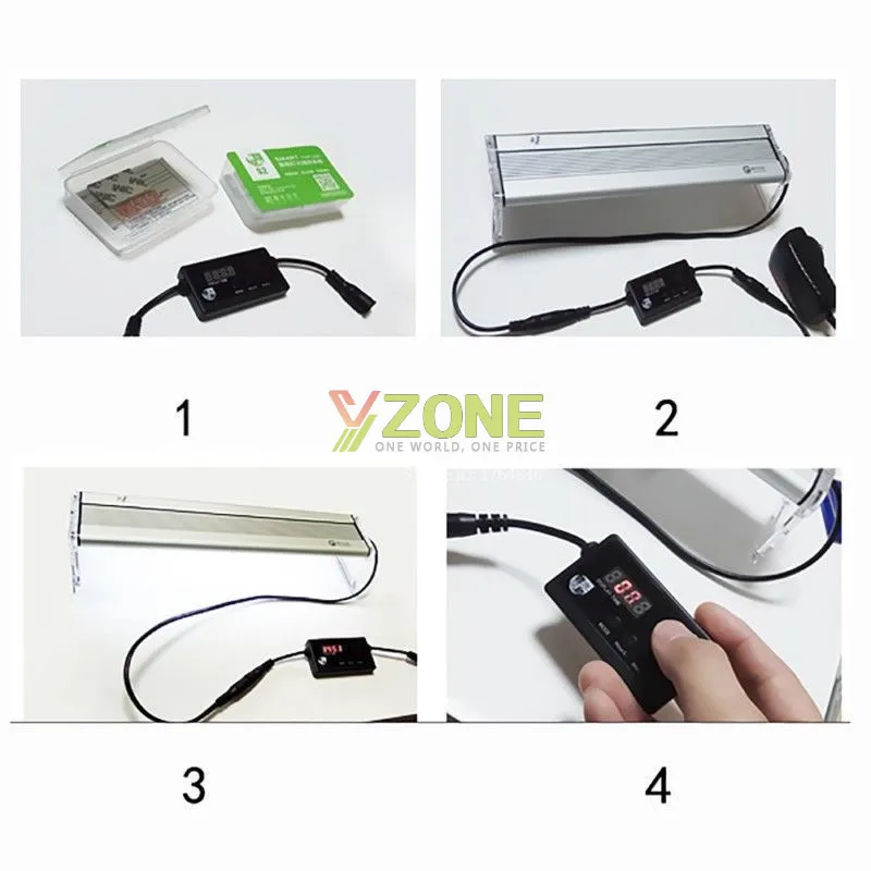 Chihiros A-Series Aquarum Led Lighting Water Plants Growing Light Lid Fish Tank Overhead 5730 LED Lamp 12-39W Light 110~240v01