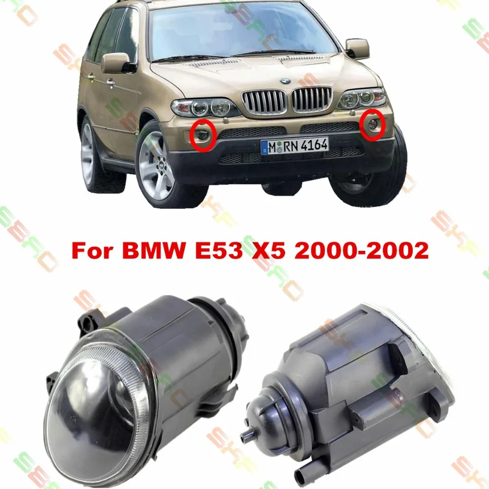 Для BMW Е53 Х5 2000/01/02 стайлинга автомобилей противотуманные фары 1 набор ламп Для BMW Е53 Х5 2000/01/02 стайлинга автомобилей противотуманные фары 1 набор ламп