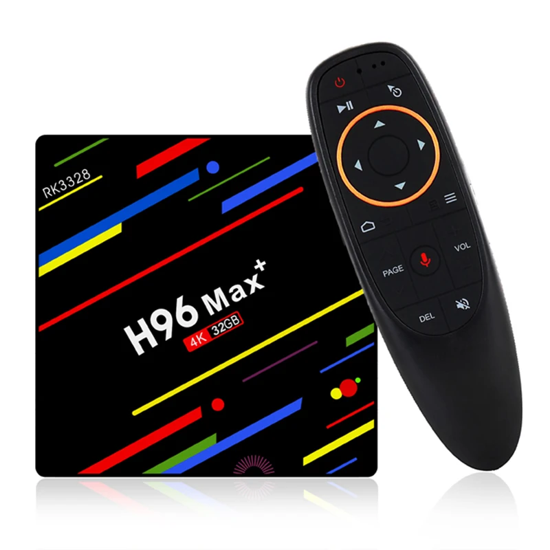 H96 Max+ Smart TV box Android 8.1 Support IPTV 4K 4GB RAM 32GB/64GB ROM USB 3.0 WiFi 2.4G/5G Media Player Set Top Box Family TV