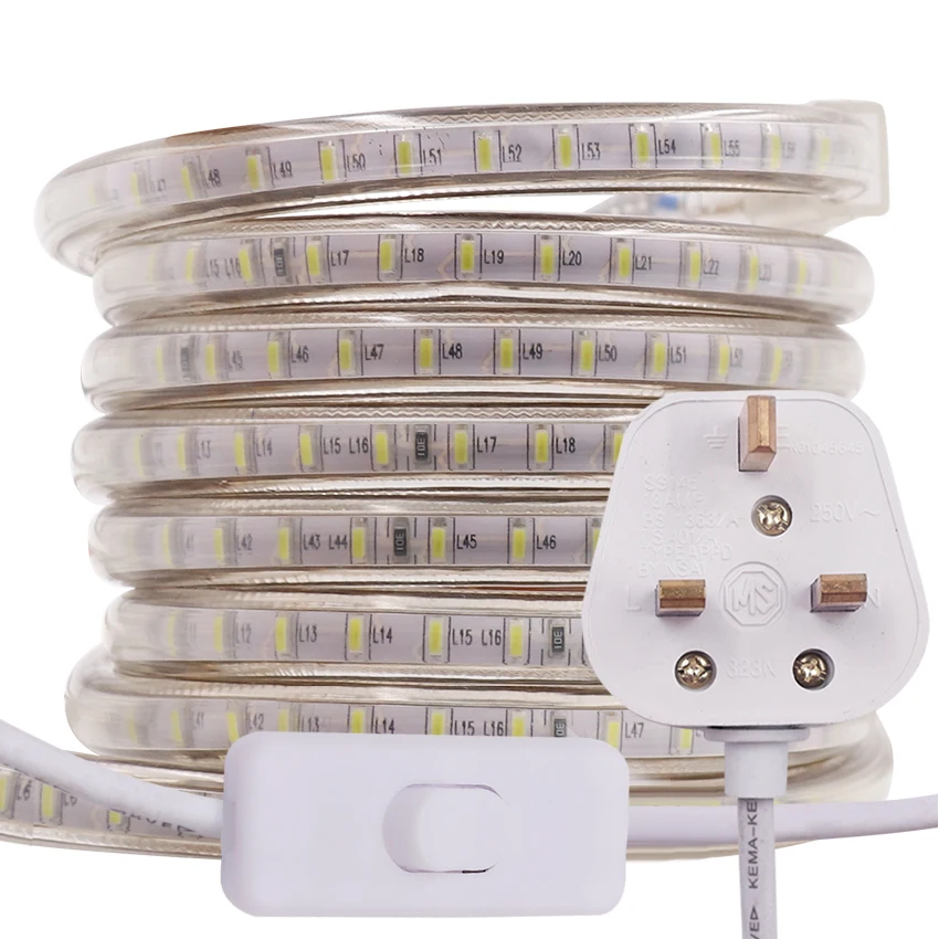 СВЕТОДИОДНАЯ лента SMD 3014 1 м 2 220 В перем. Тока 120 светодиодов/м гибкая