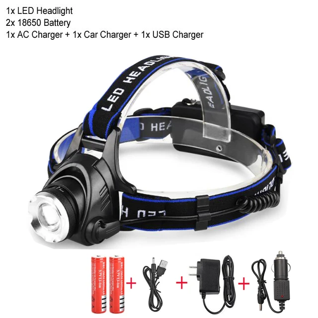 Pocketman® 8000lm T6LED Flashlight Torch Rechargeable Lantern Hunting FlashLight