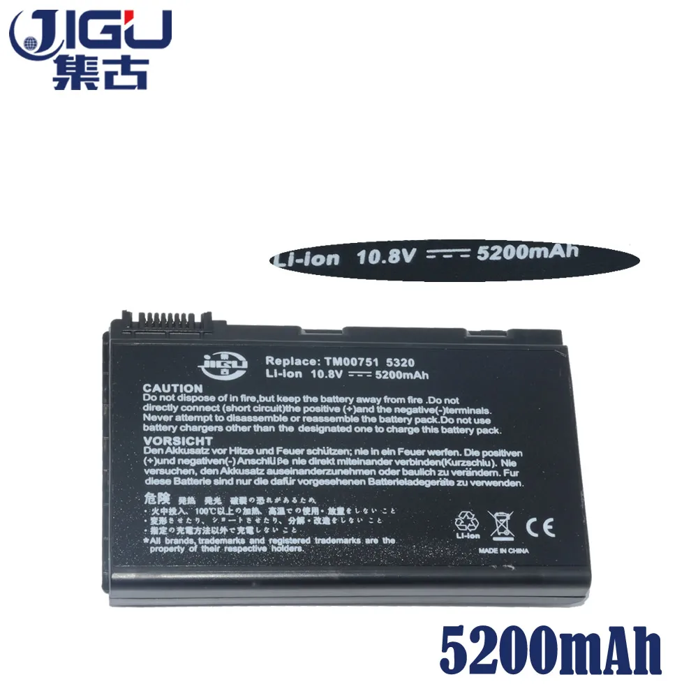 JIGU Laptop Battery TM00741 TM00751 For Acer Extensa 5210 5220 5230 5420 5420G 5610 5620 5620Z 5630 5630G 7220 7620Z