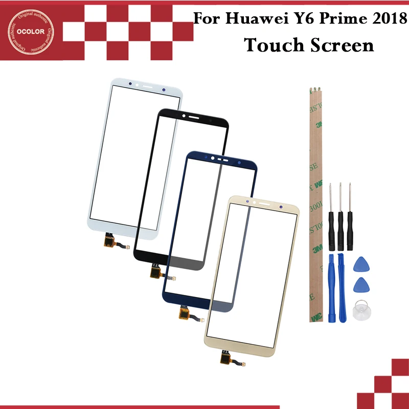 ocolor For Huawei Y6 Prime 2018 Touch Panel Screen Digitizer Sensor Replacement +Tools +Adhesive | Мобильные телефоны и