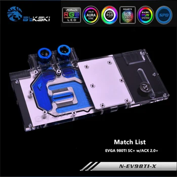 

Bykski N-EV98TI-X Full Coverage GPU Water Block For EVGA 980TI SC+ w/ACX 2.0+ Graphics Card Cooler