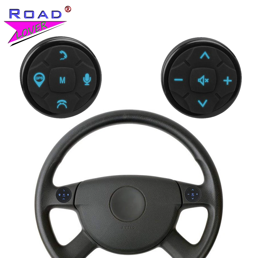 

Universal Autoradio Car Steering Wheel Controller Wireless Remote Controls Button Car Remote Control For Stereo DVD GPS player