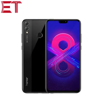 Перейти на Алиэкспресс и купить Новый оригинальный Смартфон Honor 8X, 4 Гб ОЗУ 64 Гб ПЗУ, hissilicon Kirin 710, Восьмиядерный, Распознавание отпечатков пальцев, Android 8,1