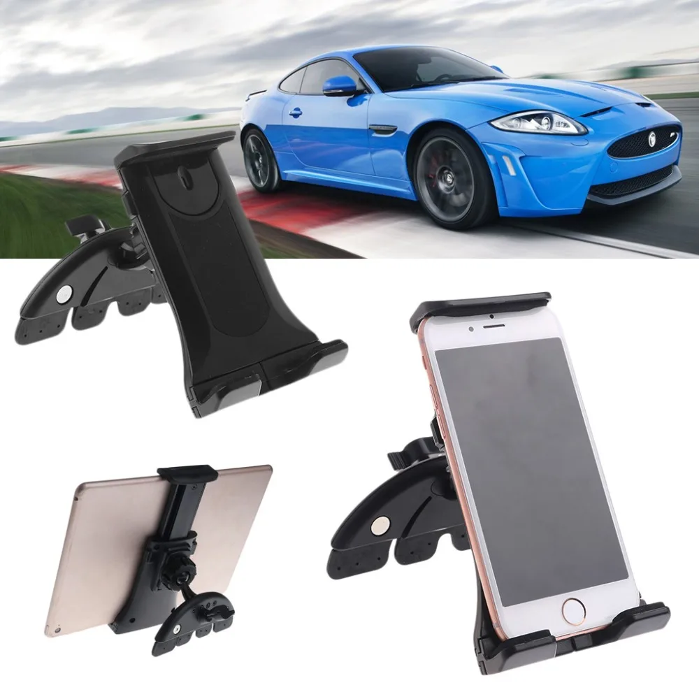 

2017 Car-Styling Universal Adjustable Car CD Slot Mobile Mount Holder Stand For ipad iphone Smartphone Samsung Tablet PC JUN14