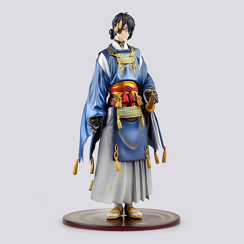 23 см Mikazuki Munechika Аниме фигурки игры Touken Ranbu онлайн ПВХ Модель 1/8 масштаб коллекционные Дети прекрасный подарок игрушка кукла