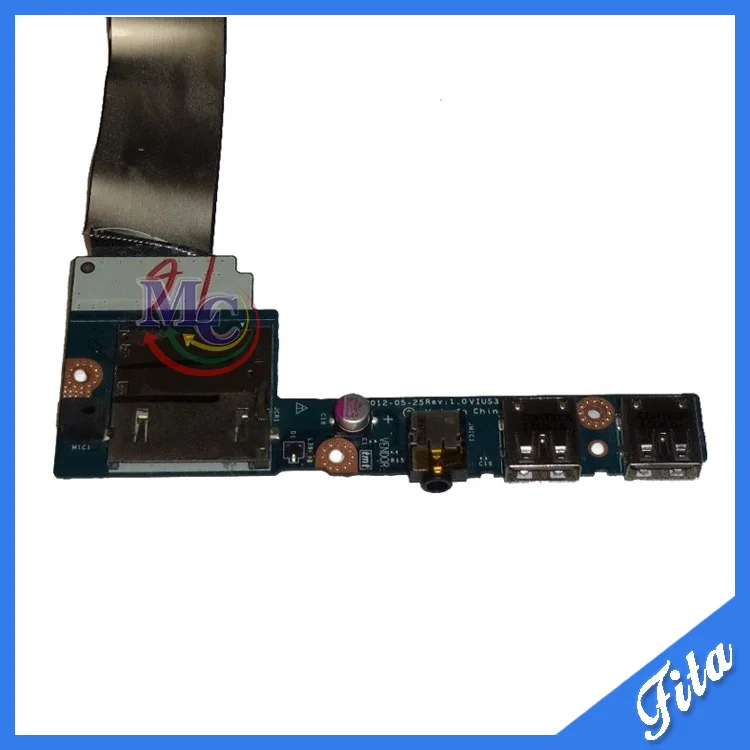 Original For Lenovo IdeaPad S300 S400 S405 Series Audio Jack Board Card Reader USB w Cable
