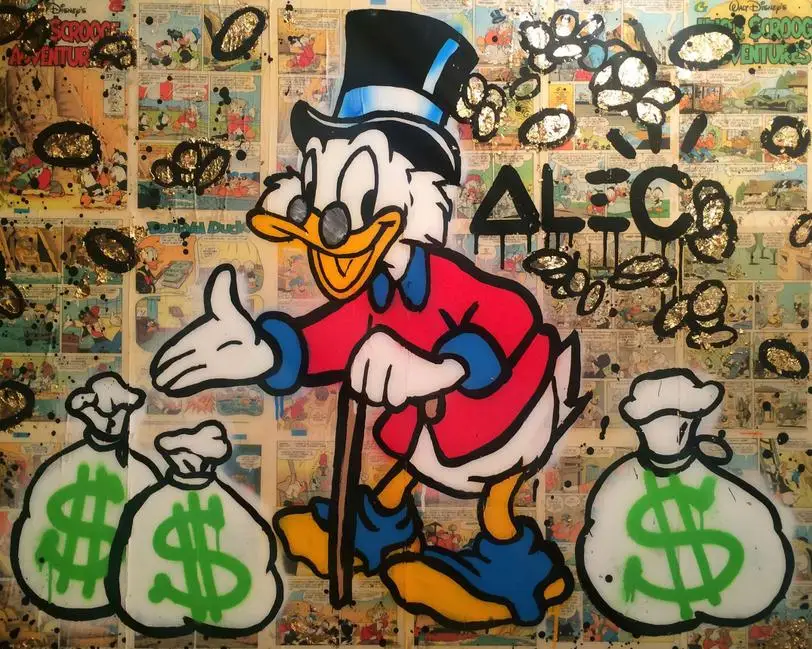 Alec Monopoly лучшие обои настенные художественные картины на холсте плакаты принты Современная Картина Настенная картина для гостиной домашний декор искусство - Цвет: AM029