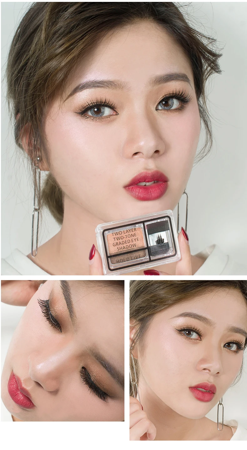 Two-Layer Two-Tone Graded Eyeshadow Palette (9)