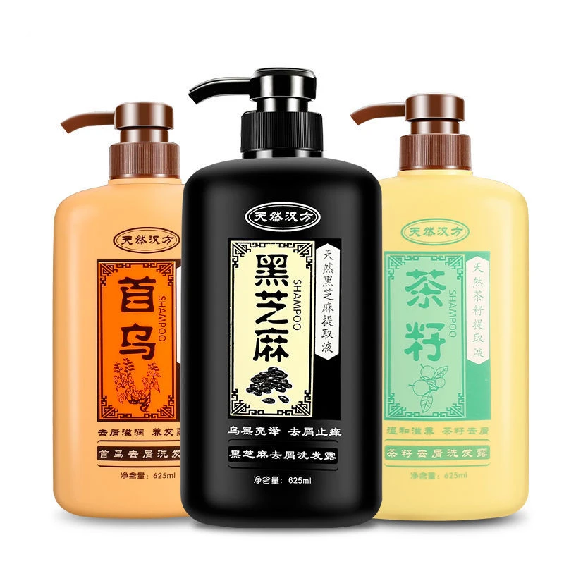 625ml Natural Chinese Medicine Extract Anti Dandruff Shampoo