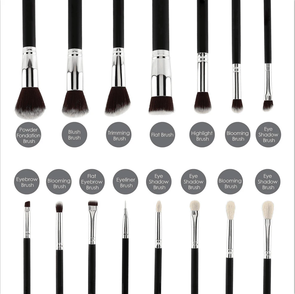 Pincéis de Maquiagem Sombra em pó Pcs + 12 Profissional Conjunto Foundation Pincel Maquiagem Make up Brushes Combinação Msq 15 Pcs 3 Cheap Aplicador de sombra