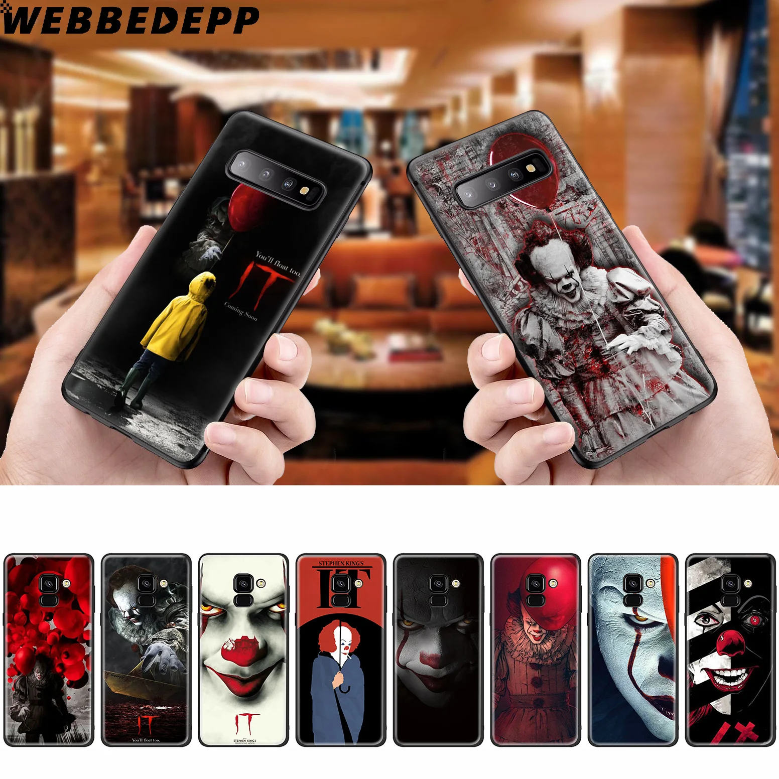 WEBBEDEPP Stephen King It силиконовый чехол для Samsung Galaxy A3 A5 A6 A7 A8 A9 A10 A20 A30 A40 A50 A70 M10 M20 M30 |