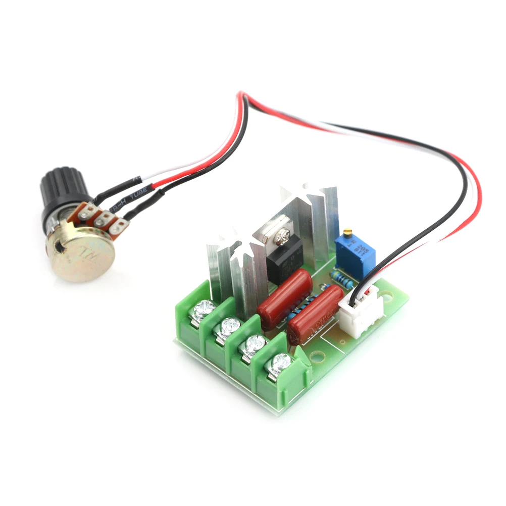 1PC Electronic Volt Regulator 2000W Power Thyristor Electronic Volt Regulator Speed Controller Governor 50-220V AC
