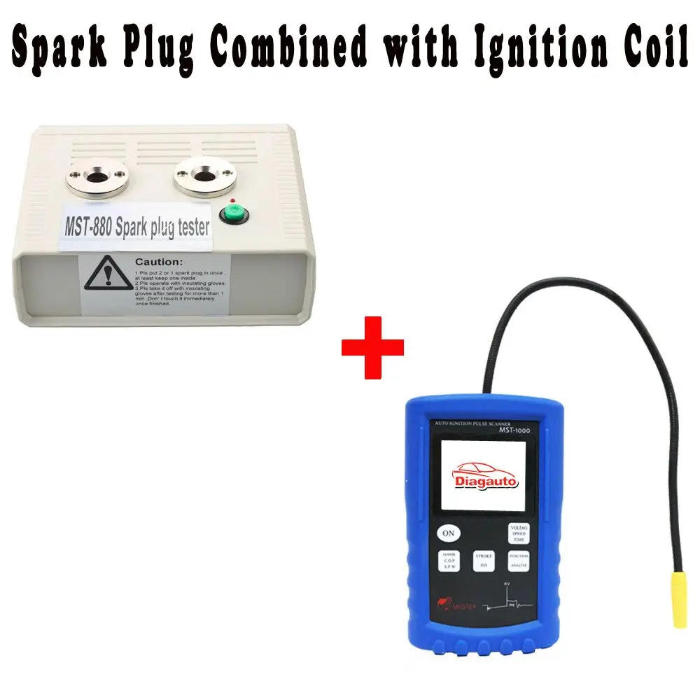 Motor Ignition Signal Tool ignition coil test tool MST 1000+MST 880 Spark Plug tester Analyzer