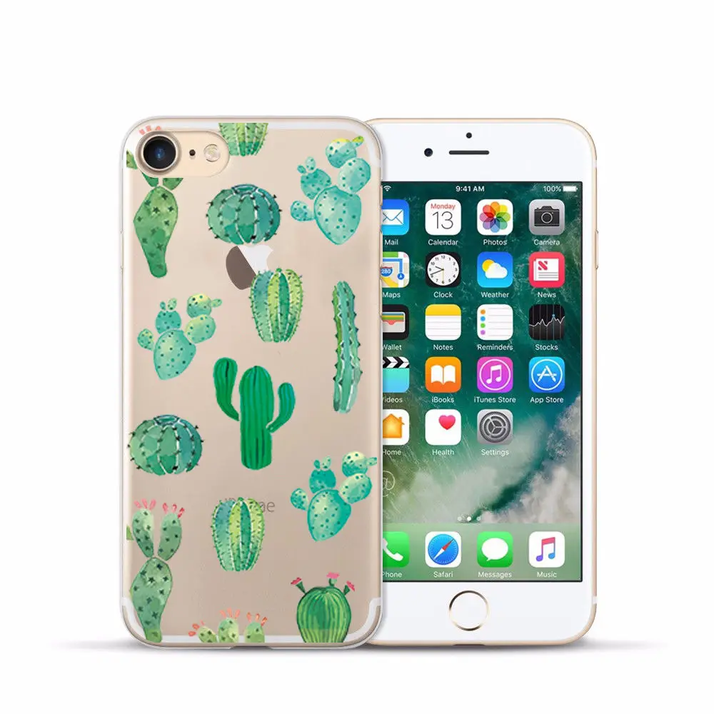 Arvin Case FOR Iphone 7 Soft Clear Protective TPU Back Cover FOR 5 5S 6 sPlus X XS Max XR Painting Silicon Cover FOR Iphone 6s (1)