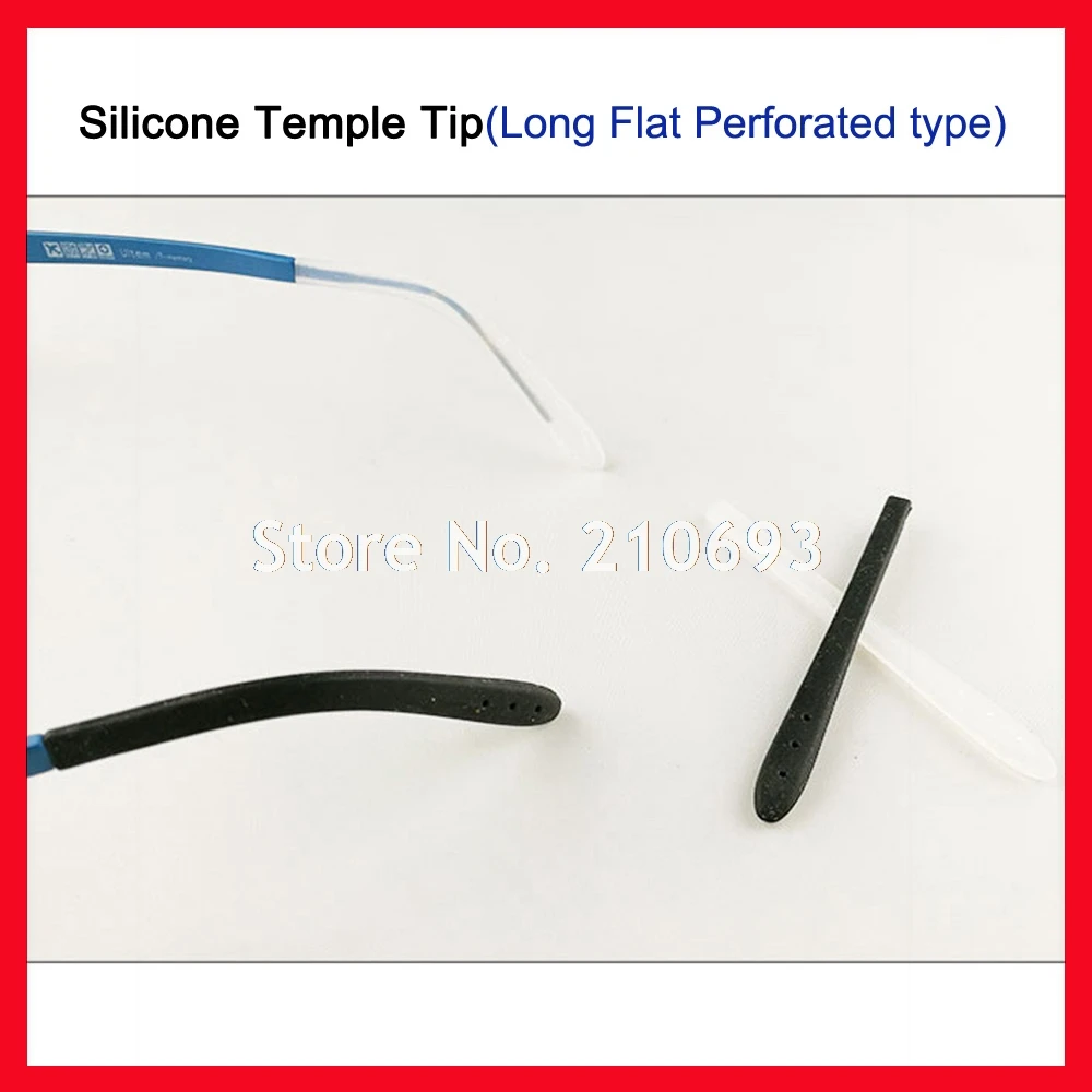 

Free Shipping DT004 Soft Silicone Anti Slip Eyeglasses Glasses Temple Tips Accessories Optical Frame Temples Upgraded Type