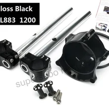 Мотоцикл черный измерительный прибор для кофе+ головное крепление клипсы для Harley спортивный Железный XL883 1200R Nightster Roadster