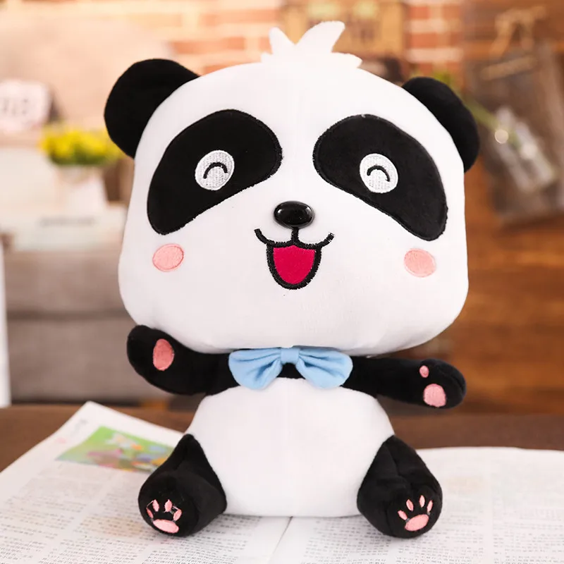 1 шт. Милая панда плюшевые игрушки хобби мультфильм Панда Мягкая игрушка куклы для детей мальчики ребенок день рождения Рождественский подарок 32 см