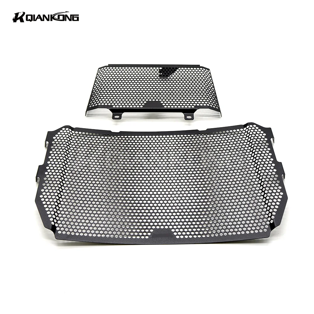 

BLACK Oil Cooler Guard Stainless Steel Radiator Grille Cover Protection FOR Yamaha FZ-10 MT-10 Radiator 2016-2017 MT10 FZ10 MT