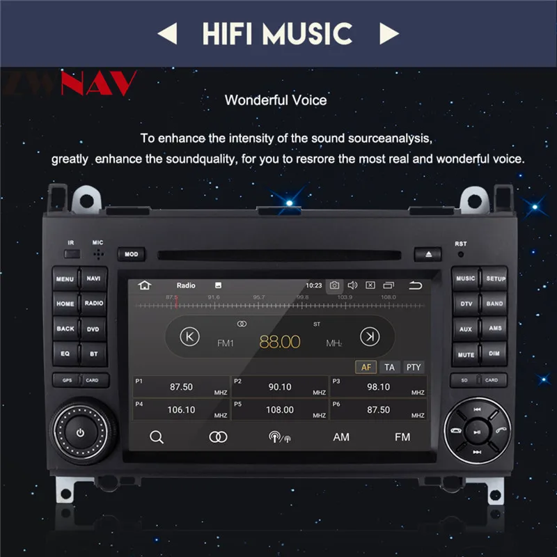 Cheap Octa Core Android 8.0 Car GPS Stereo Car Radio Car DVD Player For BENZ A-class W169 A150 A170 B-class W245 B170 B200 2004-2012 13