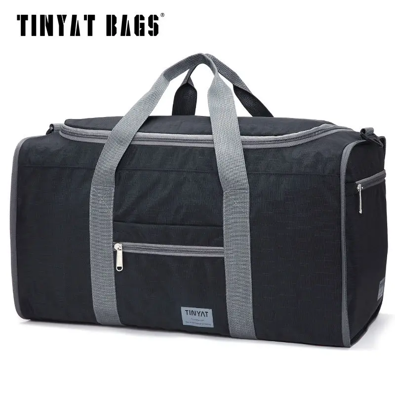 TINYAT superlight travel bags folding women portable travel bag easy