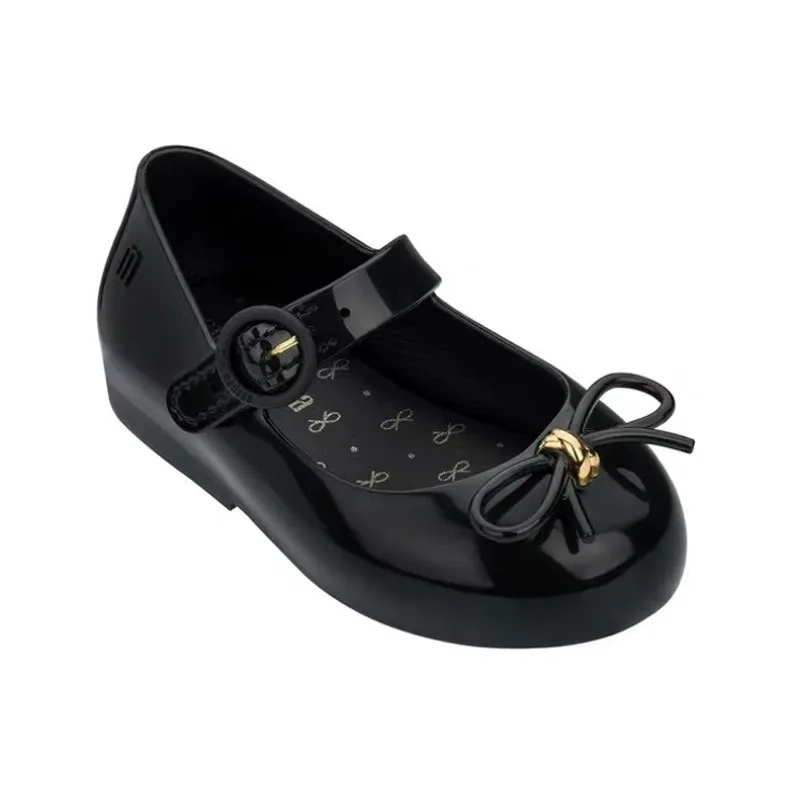 Mini Melissa Ultragirl/2019 г. Новые пластиковые сандалии для девочек детские с бантом