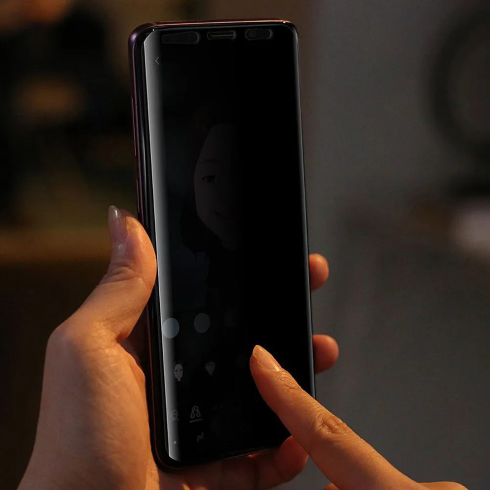 Практичная полноэкранная Защитная пленка для Samsung Galaxy Note 9 антишпионская из ТПУ
