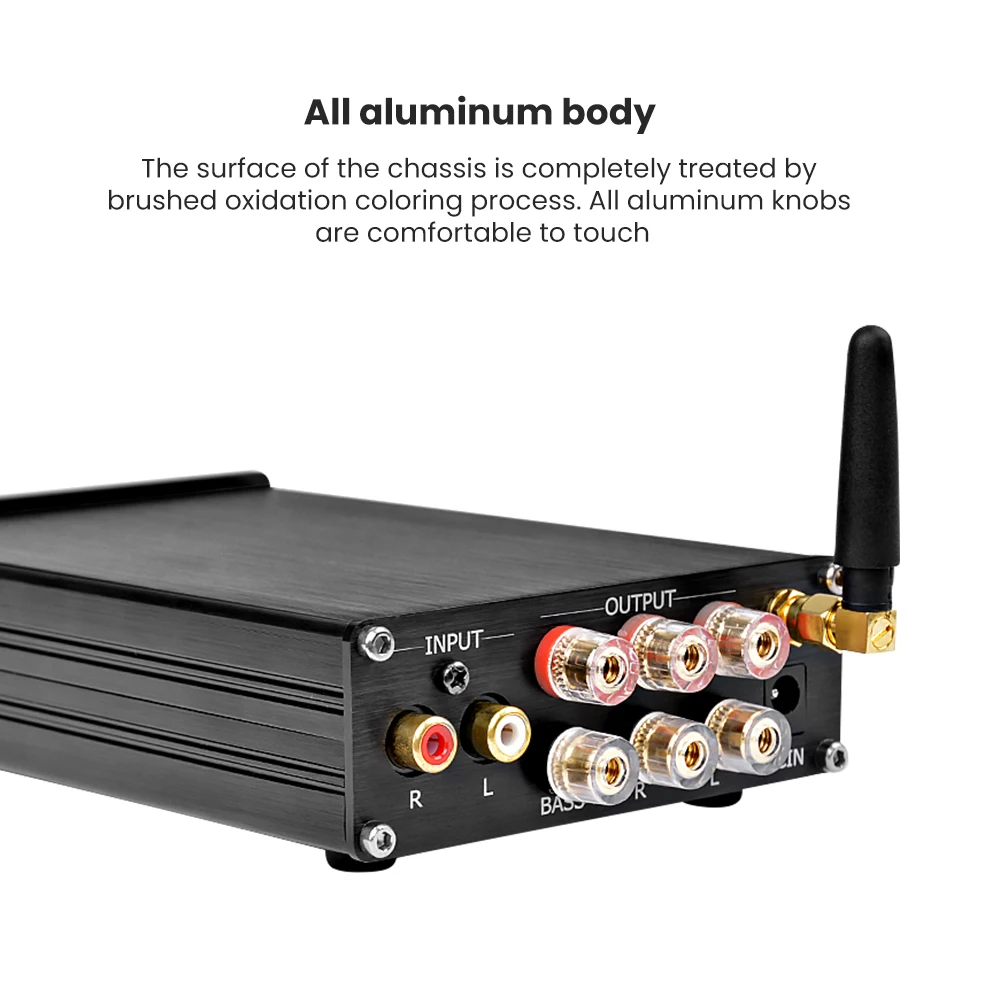 AIYIMA мини усилитель Bluetooth сабвуфер 2 1 аудио Плата TPA3116 цифровые Hi Fi Стерео