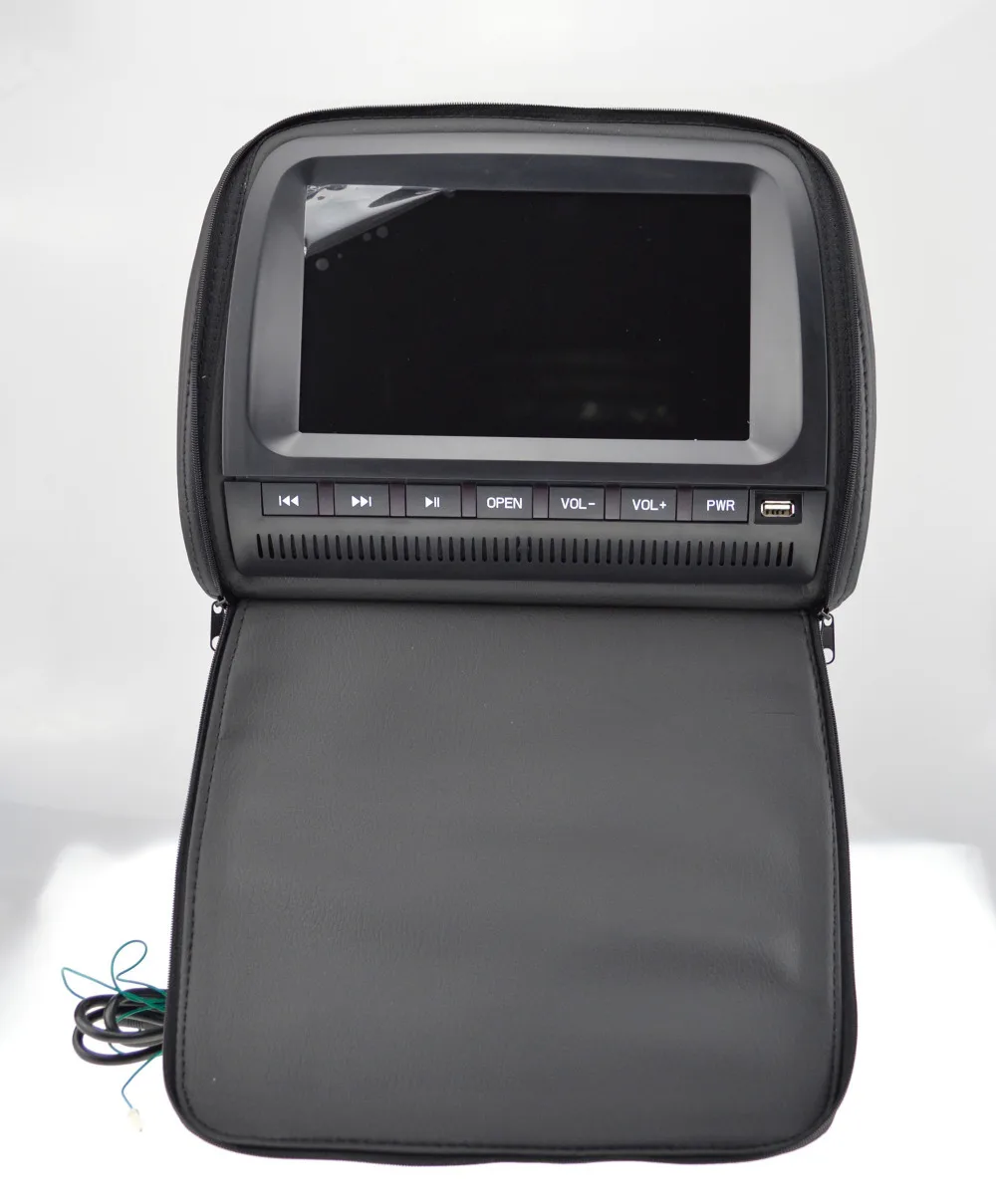 9 Inch Car Headrest DVD Player with USB SD IR Support FM Transmitter