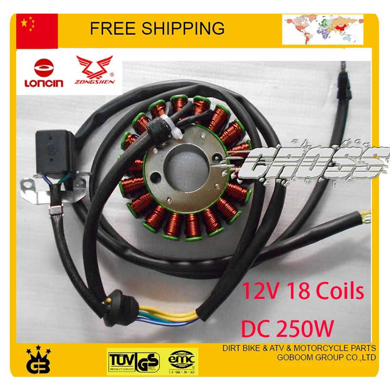 loncin zongshen stator 250cc cb250 Engine dirt pit bike