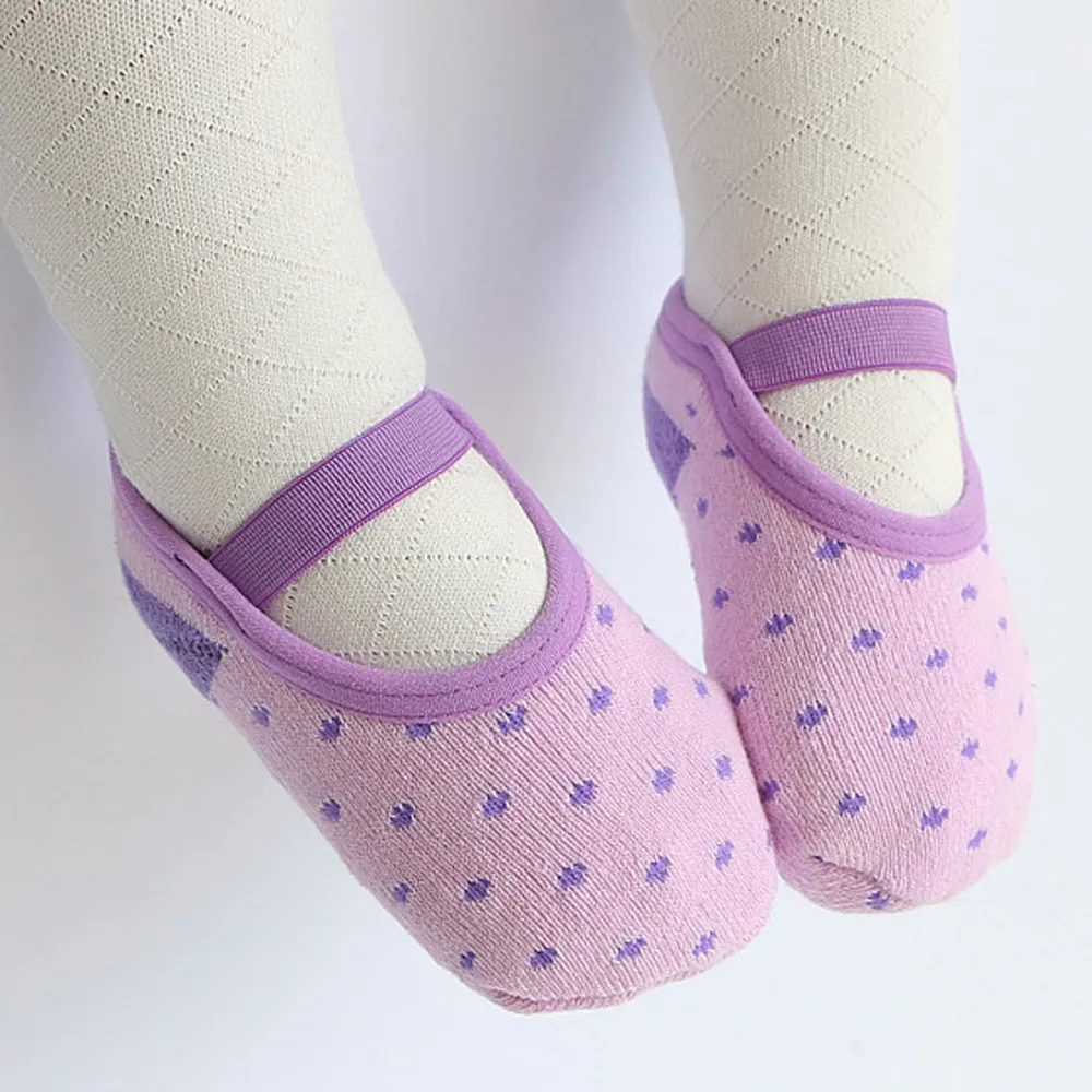 1-3Yrs носки из хлопка для малышей для новорожденных с подошвой; тапочки для малышей; для детей Для мальчиков и девочек носки для младенцев нескользящие носки-тапочки для новорожденных одежда BTTF