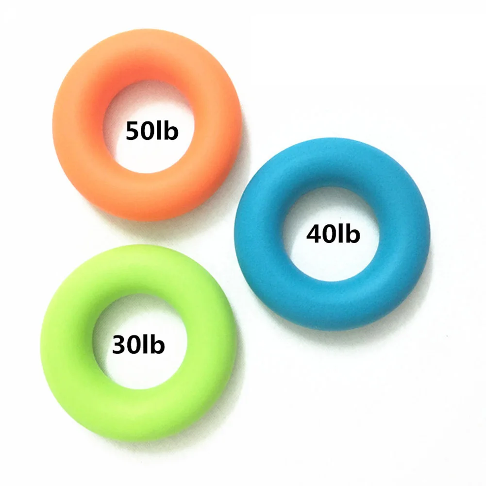 

Silicone Strength Finger Hand Muscle Slimming Products Power Training Rubber Ring Exerciser Tools All-shipping