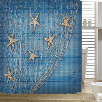 

Fishingnet Bathroom Products Shower Curtains Waterproof Women showers curtain Polyester Fabric Merchandises betty boop AP8G