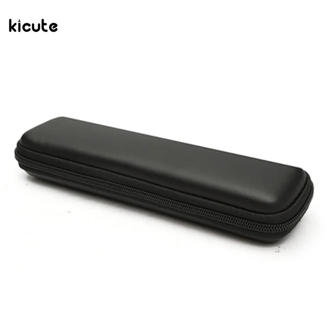 1Pcs Black Pen Pencil Case Portable EVA Hard Shell Holder Pen Pencil