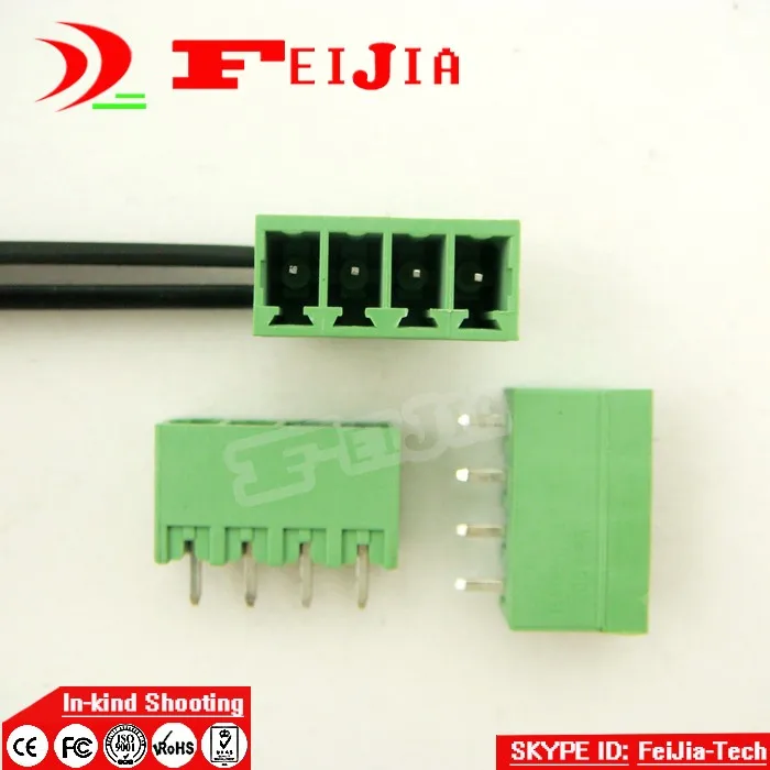 Plugável tipo n 15edgk-3.81-4p + 15edgvc-3.81-4p Frete Grátis Lote Reta Pin Screw Terminal Block Conector ° 1 100 Pçs - 4 15EDGVC-3.81-4P Reta Pin Screw Terminal Block Conector Plugável tipo N ° 1