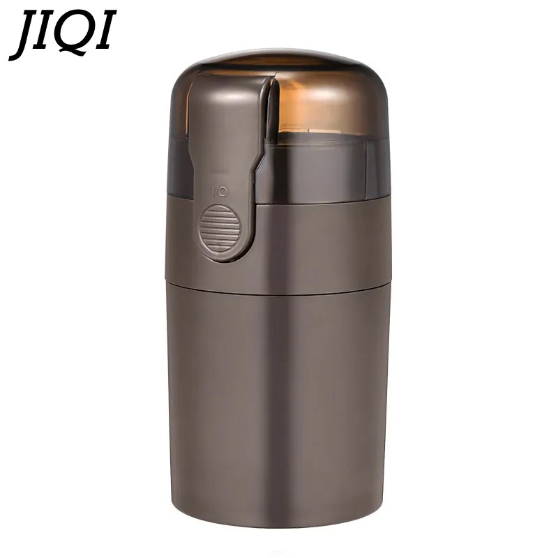 JIQI Powerful Electric Coffee Grinder Mini Kitchen Salt Pepper Grinder