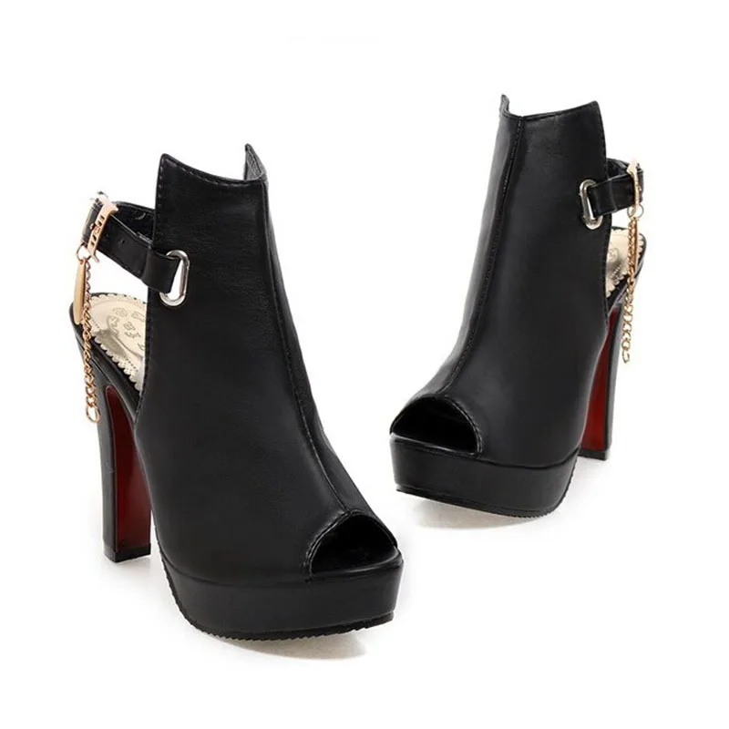 chaussure talon bout ouvert