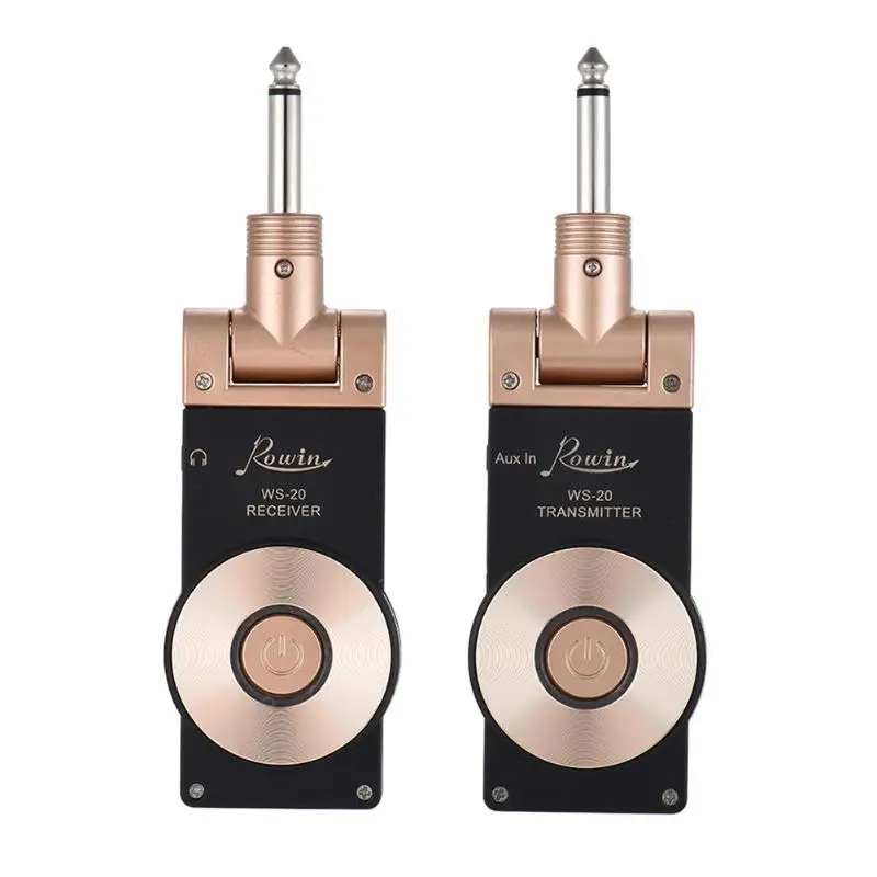 

Rowin WS-20 2.4G Wireless Rechargeable Electric Guitar Receiver Set 30 Meters Transmission Range