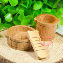 Мини кукольный домик раковина для мытья доска для мытья ведро китайская домашняя сцена еда