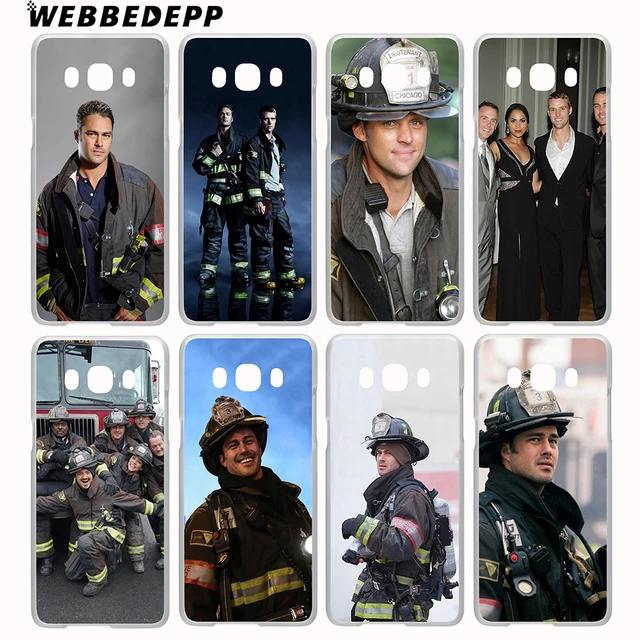 Best Offers WEBBEDEPP Chicago Fire Tv Series Case for Galaxy J3 J5 J1 J7 2015/2016/2017/ J2 Prime Ace EU US Version