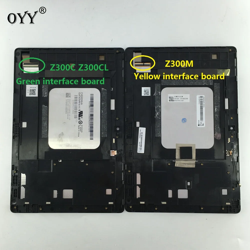 10.1 "Display Lcd Touch Screen Panel Digitizer Frame Assembly Per Asus Zenpad Z300C Z300M