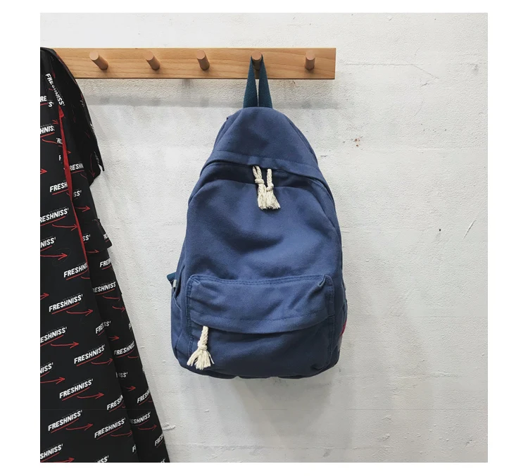 Menghuo Vintage Canvas Women Backpack Fashion Travel Backpack for Teenager Girls Student School Bag Casual Rucksack Female 2019_33_29