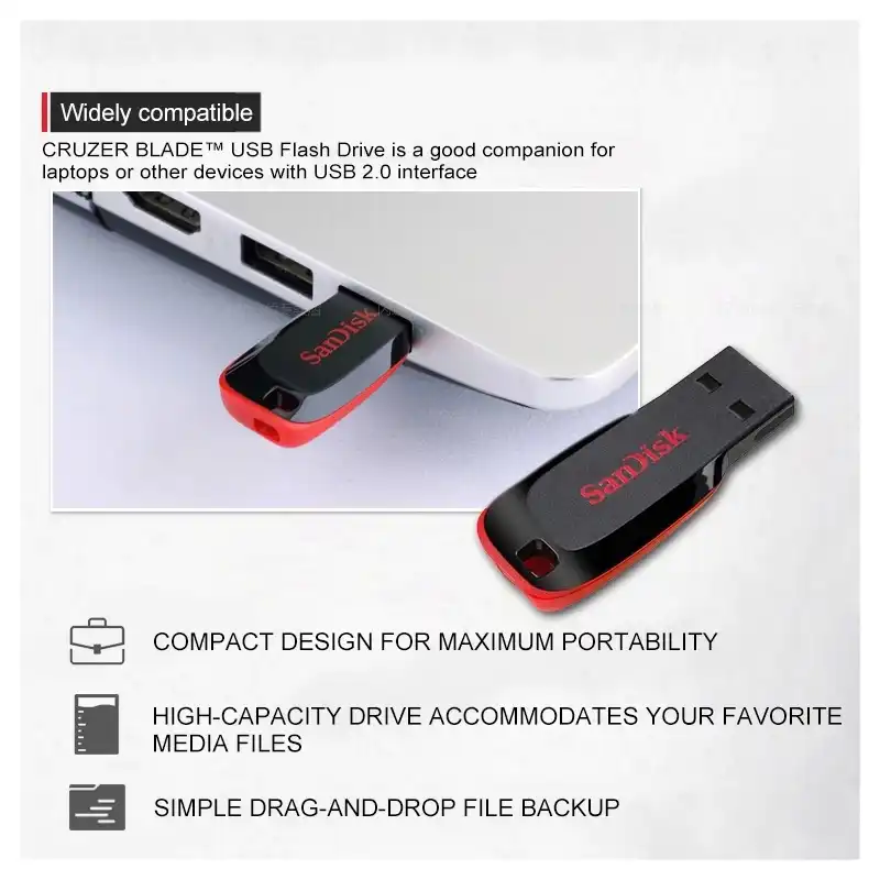 Sandisk флеш накопитель 16 ГБ 64 128 32 usb 2 0|USB флэш-накопители| |