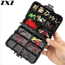 128 шт./кор. 20 видов Рыбалка интимные Аксессуары Рок нитки медь кулон кривошипно крюк линейные грузила привести Вес рыболовные приманки инструмент