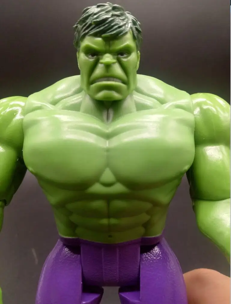 Музыкальный свет 15 см ПВХ игрушки фигурка Hulk Smash Халк из невероятных Мстителей