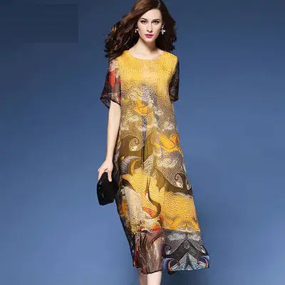 loose scoop neck dress